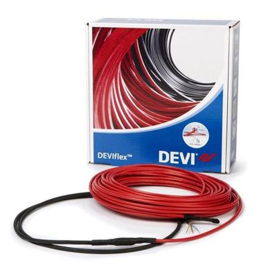 Кабель нагрівальний DEVIFlex 6T, 2х жильний, 4 кв. м, 500W, 80м, 230V (140F1205)