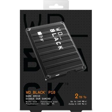Жесткий диск WD 2.5" USB 3.1 2TB WD_BLACK P10 Game Drive (WDBA2W0020BBK-WESN)