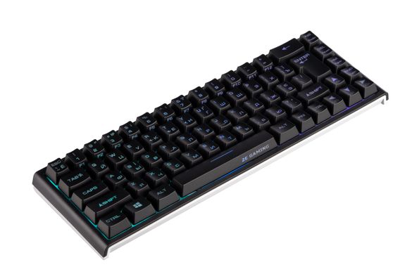 Клавіатура ігрова 2E GAMING KG350 RGB 68key USB Black Ukr (2E-KG350UBK)