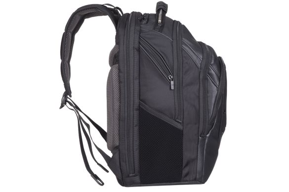 Рюкзак для ноутбука, Wenger Ibex 125th 17" Black Leather, шкіра, чорний (605499)