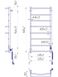 Электрический полотенцесушитель Mario Люкс НР-І 1090х530-150мм с таймером-регулятором хром (2.3.0317.10.P)