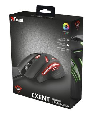 Ігрова миша Trust GXT 152 Exent RGB USB BLACK (19509_TRUST)