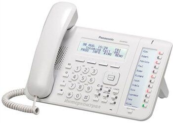Дротовий IP-телефон Panasonic KX-NT553RU White для АТС Panasonic KX-TDE/NCP/NS (KX-NT553RU)