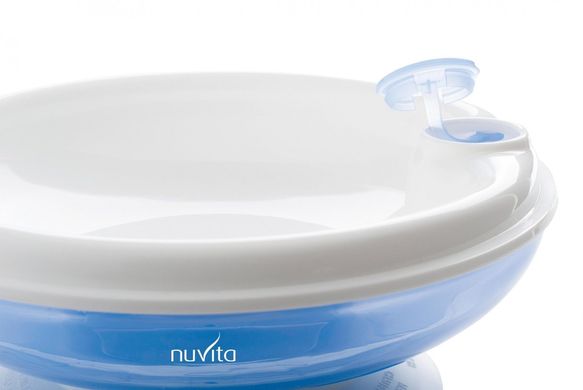 Тарелка с подогревом (синяя) Nuvita (NV1427Blue)