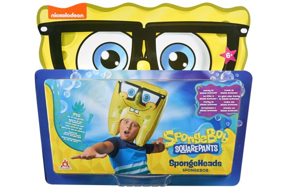 Игрушка-головной убор SpongeBob SpongeHeads SpongeBob Expression 2 (EU690605)