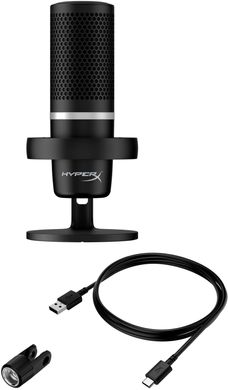 Микрофон HyperX DuoCast RGB, Black (4P5E2AA)