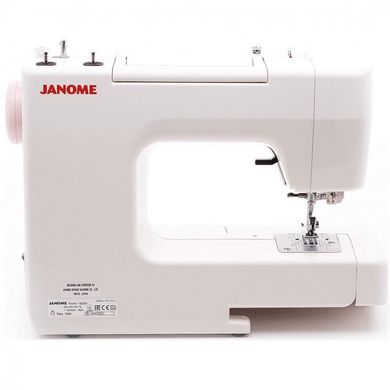 Швейная машина JANOME 1820S 60 Вт, 19 швейных операций, петля автомат, белый (J-1820S)
