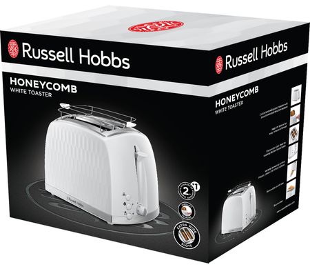 Тостер Russell Hobbs 26060-56 Honeycomb White, 850 Вт