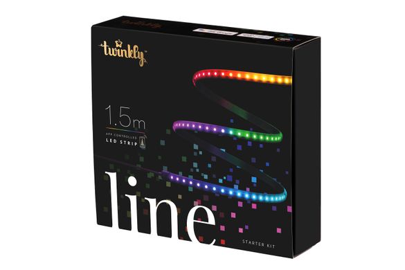 Smart LED Twinkly Line RGB 100, підсвітка, Gen II, IP20, довжина 1,5 м, кабель чорний (TWL100STW-BEU)