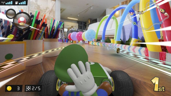 Игра Switch Mario Kart Live: Home Circuit набор Luigi (45496426279)