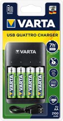 Зарядное устройство Varta Value USB Quattro Charger + 4 AA 2100 mAh (57652101451)