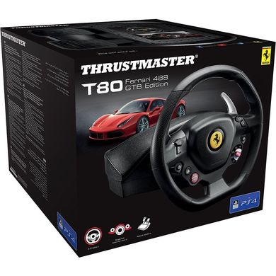 Кермо і педалі Thrustmaster для PC/PS4 T80 FERRARI 488 GTB EDITION (4160672)