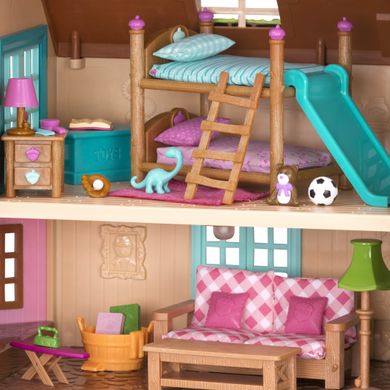 Игровой набор Li'l Woodzeez Двухъярусная кровать для детской комнаты 6169Z