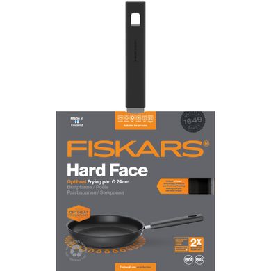 Сковорода Fiskars Hard Face OPTIHEAT 24 см (1052236)