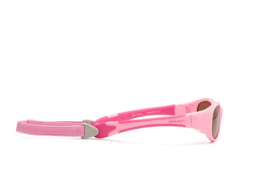 Детские солнцезащитные очки Koolsun розовые серии Flex (Размер: 0+) (KS-FLPS000)
