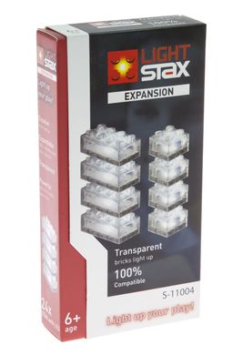 Конструктор з LED підсвіткою білий, Expansion Transparent, Light STAX (LS-S11004)