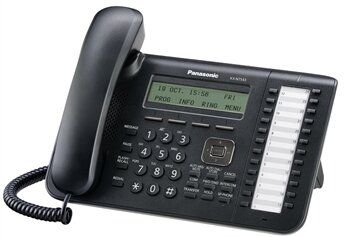 Проводной IP-телефон Panasonic KX-NT543RU-B Black для АТС Panasonic KX-TDE/NCP/NS (KX-NT543RU-B)