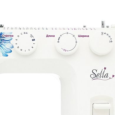 Швейная машина Janome Sella 25 швейных операций, 60Вт, петля автомат (J-SELLA)