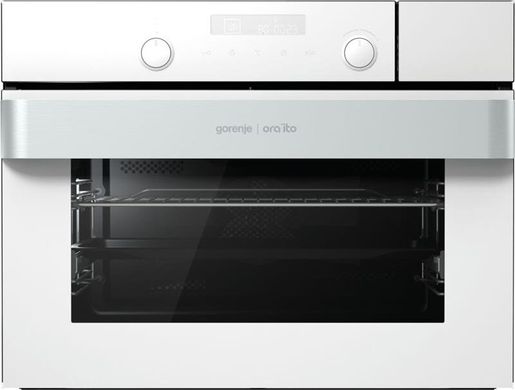 Духовой шкаф Gorenje BCS547ORA-W/Ora-Ito/с функцией пароварки/50 л/А-10%/cенсорн программатор/белая (BCS547ORA-W)