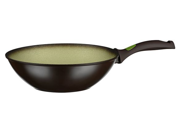 Сковорода ВОК Ardesto Avocado 28 см, зелений, алюміній (AR2528WA)