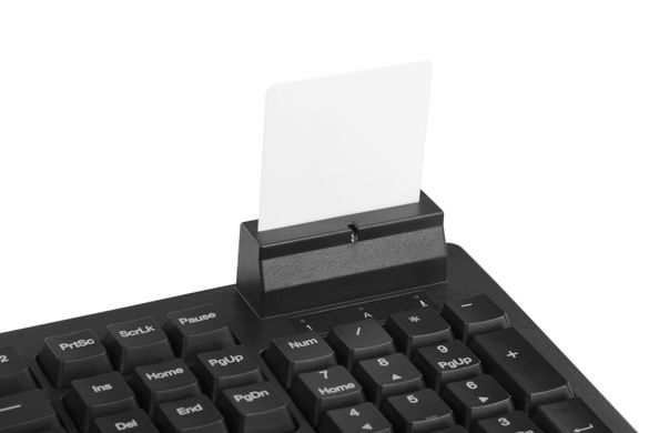 Клавіатура 2E KC 1030 Smart Card USB Black (2E-KC1030UB)