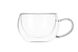 Набор чашек с ручками Ardesto с двойными стенками для латте, 270 мл, 2 шт, боросиликатное стекло (AR2627GH)