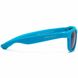 Дитячі сонцезахисні окуляри Koolsun неоново-блакитні серії Wave (Розмір: 3+) (KS-WANB003)