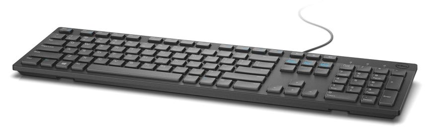 Клавіатура Dell Multimedia Keyboard-KB216 Russian (QWERTY) - Black (580-ADGR)