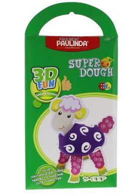 Масса для лепки Paulinda Super Dough 3D FUN Овечка PL-081288
