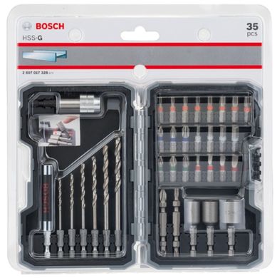 Набір біт і свердел Bosch PRO-Mix Metal 35 од, з магнітним тримачем (2.607.017.328)