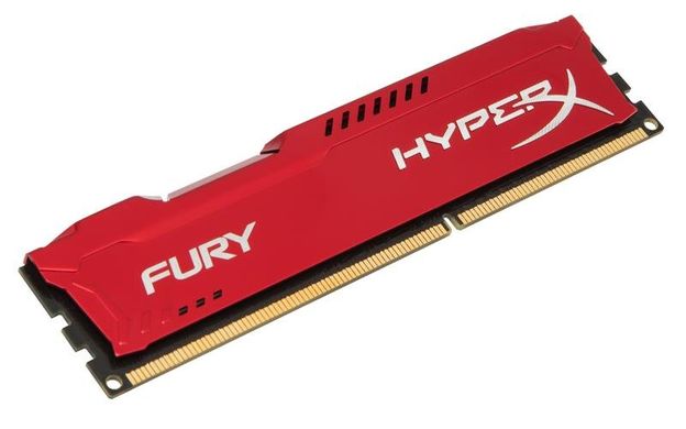 Память для ПК Kingston DDR3 1866 8GB 1.5V HyperX Fury Red (HX318C10FR/8)