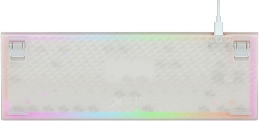 Клавиатура Xtrfy K5 68 keys Kailh Red Hot-swap RGB White (K5-RGB-CPT-TPWHITE-R-UKR)