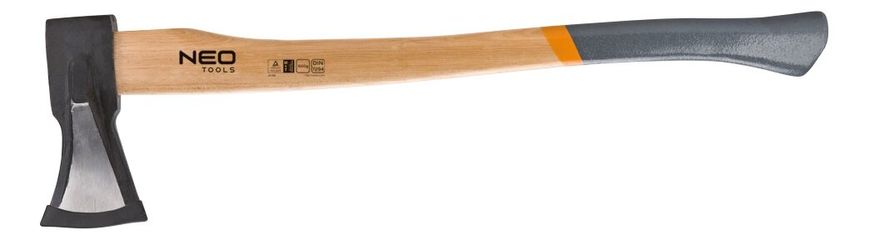 Сокира-колун NEO з ручкою з гікорі 2000 г (27-019)