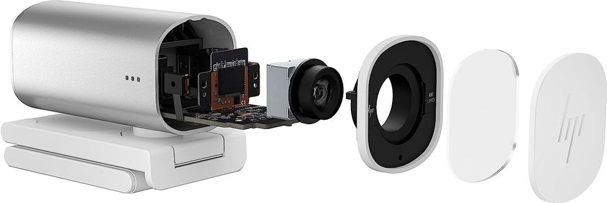 Веб-камера HP 960 4K Streaming silver (695J6AA)