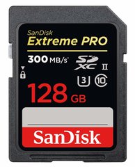 Карта пам'яті SanDisk 128GB SDXC C10 UHS-I U3 R170/W90MB/s Extreme Pro (SDSDXXY-128G-GN4IN)