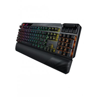 Клавиатура игровая Asus ROG CLAYMORE II Red Switch WL/BT/USB RU RGB, Black (90MP01W0-BKRA00)