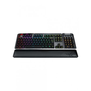Клавиатура игровая Asus ROG CLAYMORE II Red Switch WL/BT/USB RU RGB, Black (90MP01W0-BKRA00)