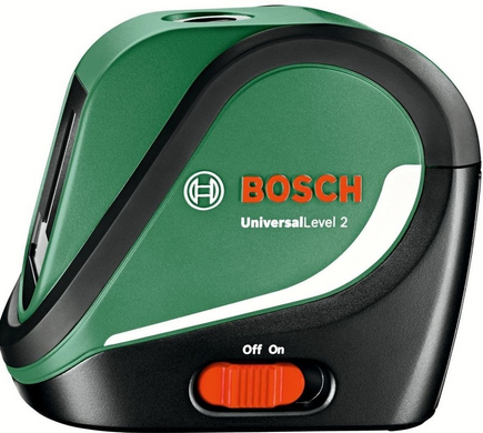 Нівелір лазерний Bosch UniversalLevel 2 SET +штатив, діапазон± 4 °, ± 0.5 мм на 30 м, до 10 м, 0.5 кг (0.603.663.801)