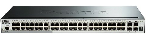 Коммутатор D-Link DGS-1510-52X 48x1GE, 4xSFP+, стекируемый, SmartPro (DGS-1510-52X)