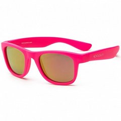 Детские солнцезащитные очки Koolsun неоново-розовые серии Wave (Размер: 1+) (KS-WANP001)