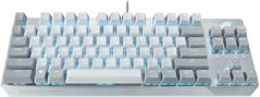 Клавіатура ASUS ROG Strix Scope White LED 84key NX Red TKL USB RU Moonlight White (90MP02B6-BKRA00)