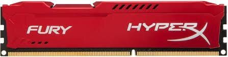 Память для ПК Kingston DDR3 1600 8GB 1.5V HyperX Fury Red (HX316C10FR/8)