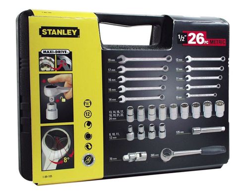 Набор инструментов Stanley 26 ед. 1/2" (1-89-105)