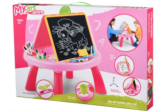 Навчальний стіл Same Toy My Art centre рожевий 8806Ut (8806Ut)