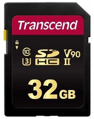Картка пам'яті Transcend 32 GB SDHC C10 UHS-II U3 R285/W180MB/s 4K (TS32GSDC700S)