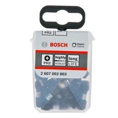 Биты Bosch Impact Control для ударной дрели PH2х25 25 шт (2.607.002.803)