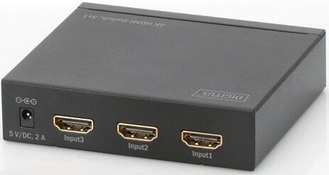 Відеокомутатор DIGITUS HDMI (INx3 - OUTx1),4K (DS-48304)