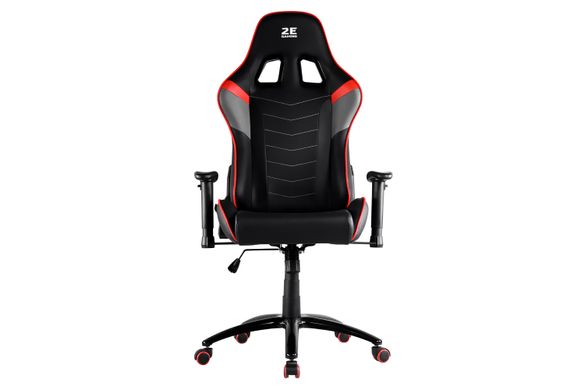 Крісло 2E GAMING Chair BUSHIDO Black/Red (2E-GC-BUS-BKRD)