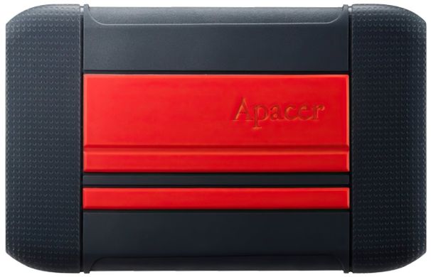Портативний жорсткий диск Apacer 1TB USB 3.1 AC633 IP55 Red (AP1TBAC633R-1)