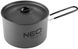 Набір туристичного посуду Neo Tools 3в1 чайниккаструлясковорода складані ручки сертифікат LFGB 0.616кг